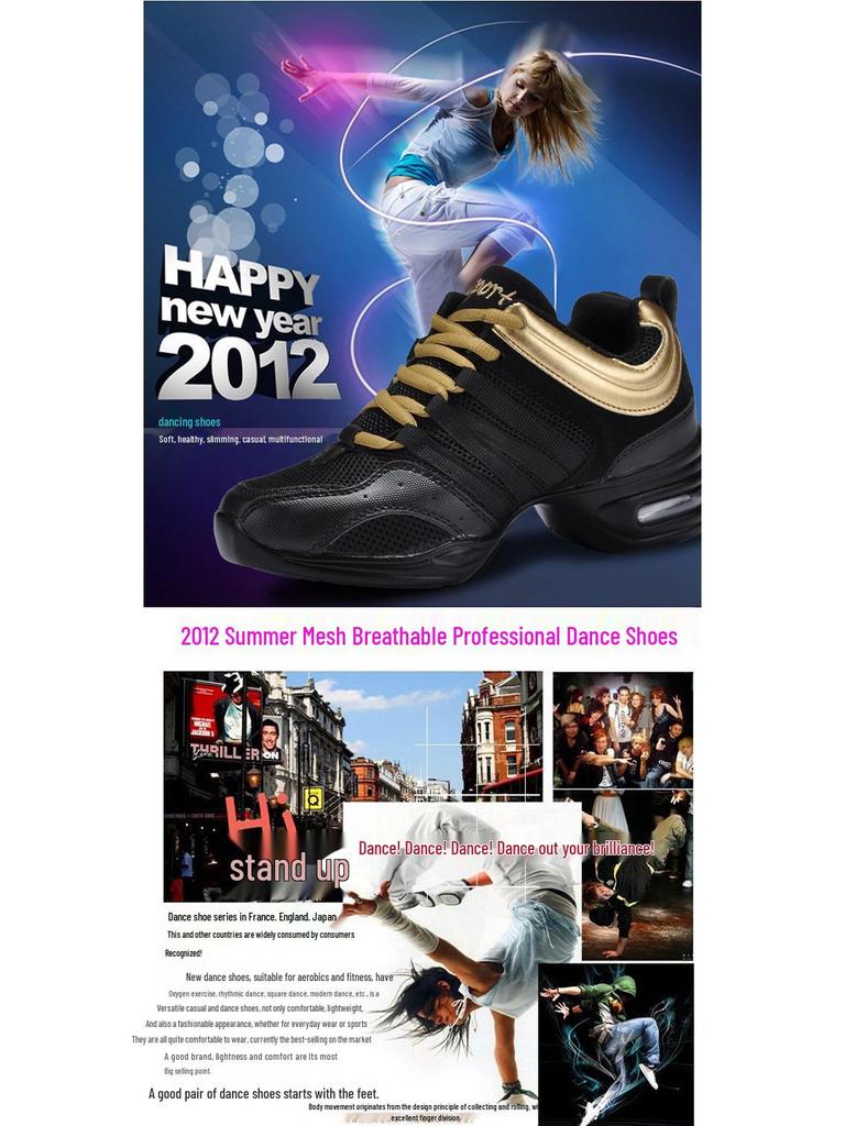 Modern Mesh Soft Sole Jazz Dance Shoes for Adults - All-Season Fitness Footwear