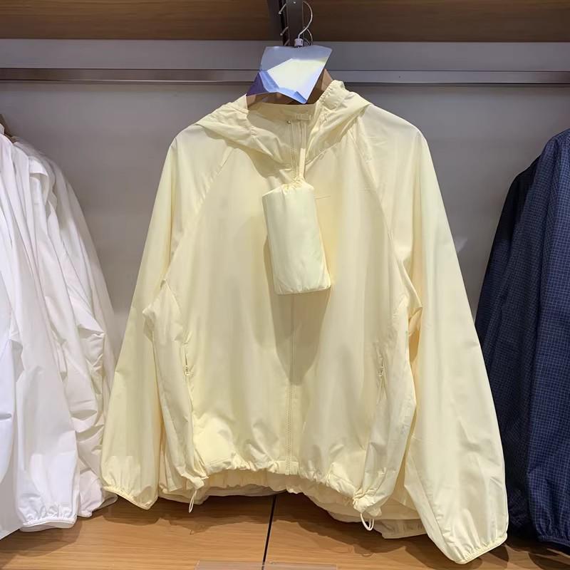 2025 Women's Japanese-Style Lightweight White Hooded Sun-Protective Jacket