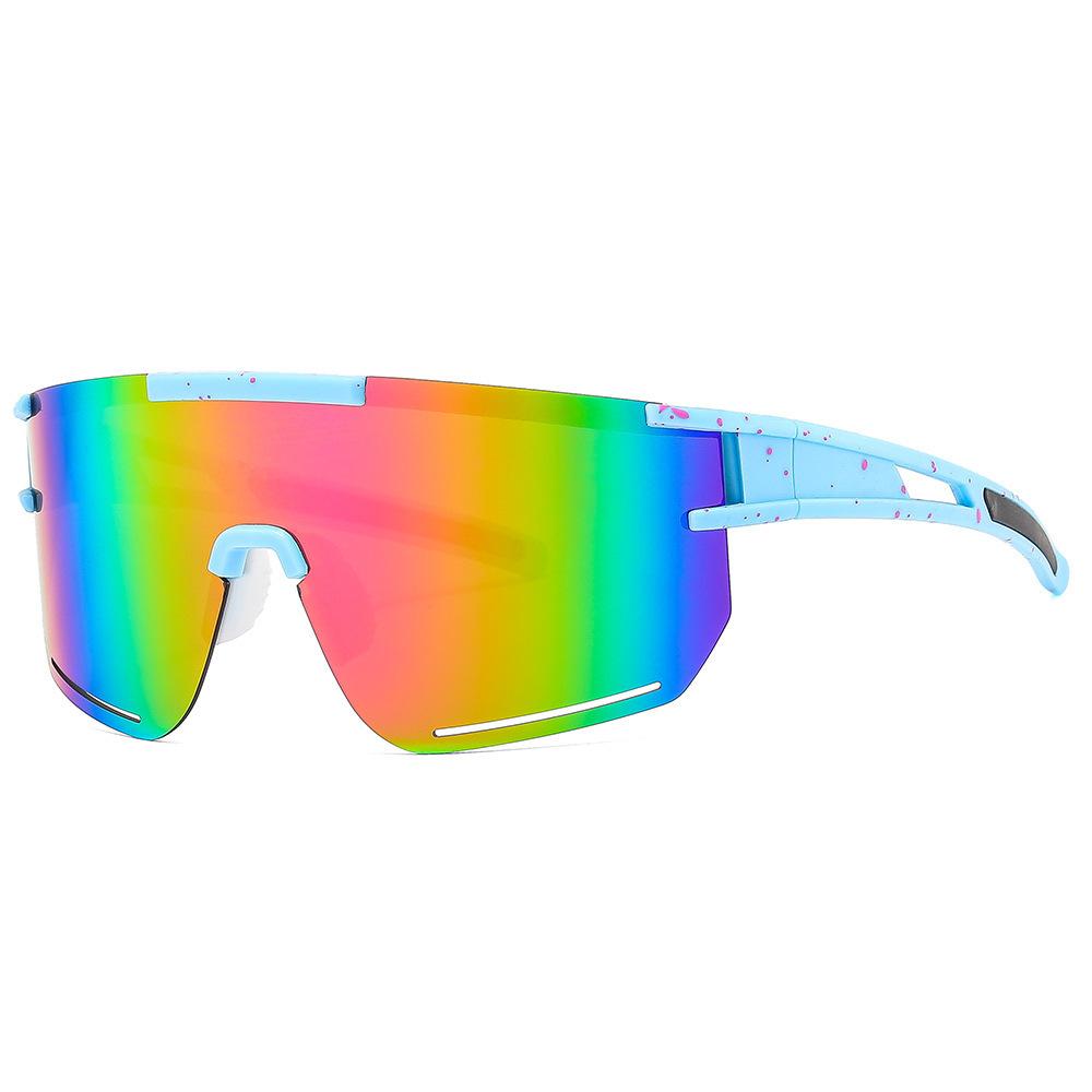 Outdoor Sports Glasses Large Frame Cycling Windproof Sunglasses Trendy Sunscreen Sunglasses Men