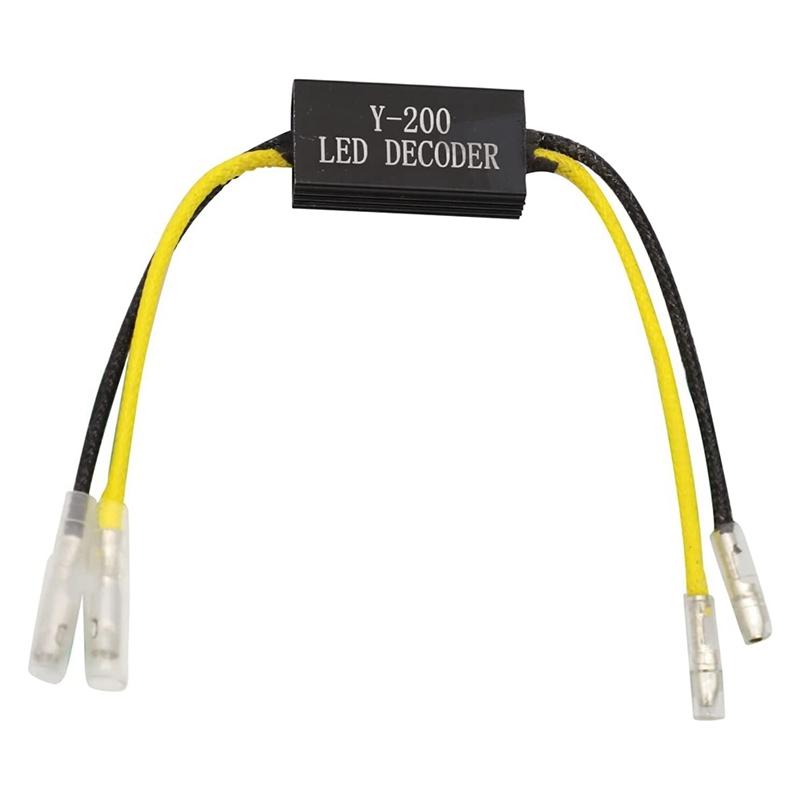 12V Motorcycle LED Load Resistor LED Decoder LED Indicator Flasher Turn Signal Fault Eliminator For Motorcycle Scooter