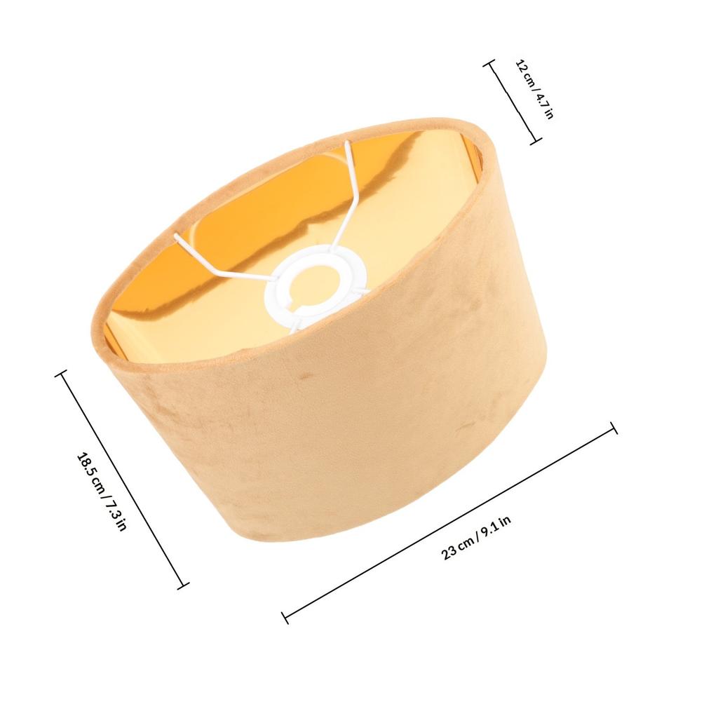 Lamp Shade Oblong Oval Lmapsahdes Single Black Lampshade Small Table Light Shades for Rustic Decor