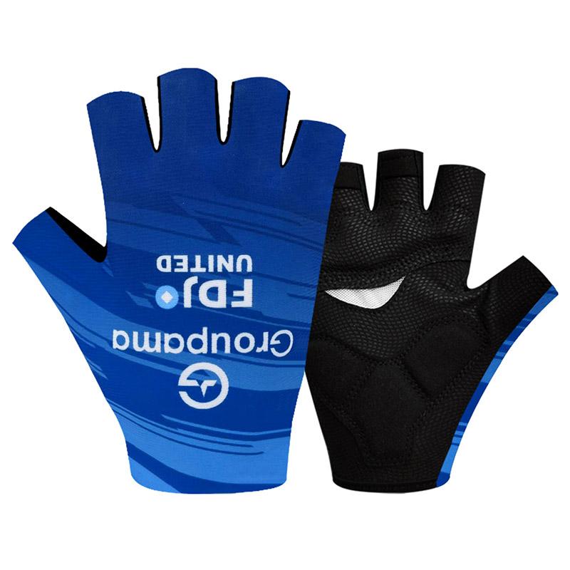 Pro Team 2026 Breathable Cycling Gloves UAE ITALY Road Bike Gloves Men Sports Half Finger Anti Slip MTB Bicycle Glove