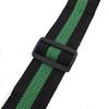 Durable Adjustable Nylon Vintage Stripes Acoustic Electric Guitar Strap Woven Fabrics Ends Strap