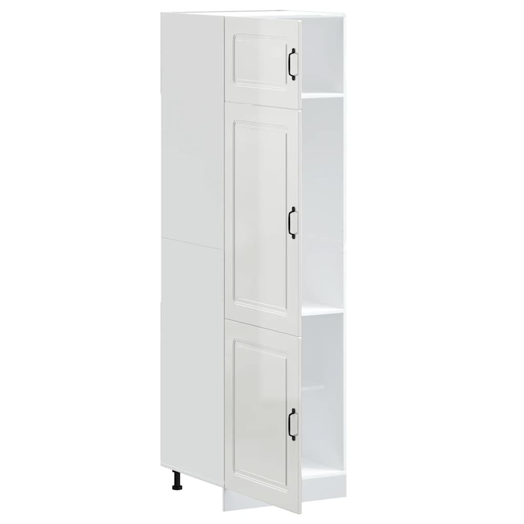 Vidaxl Kitchen Cabinet, Kalmar, White, Wood-based Material