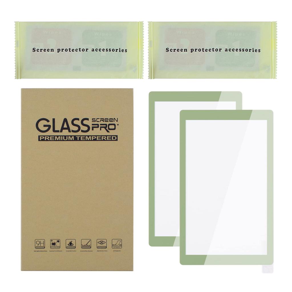 eXtremeRate Transparent HD Clear Screen Protector for Switch Tempered Glass Screen Protector for Switch Lite Lite, [Scratch-Resistant,
