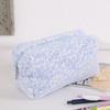 Plush Travel Toiletry Pouch Large Capacity Cosmetic Bag Durable Leopard Print Makeup Bag  Women