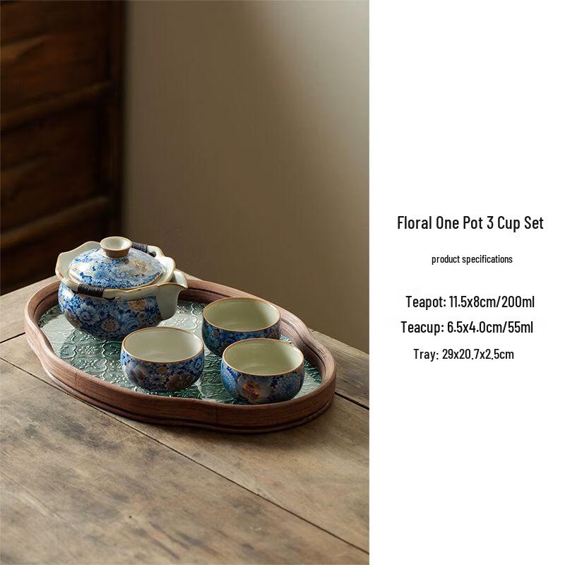 

Palace Museum Ru Kiln Ceramic Kung Fu Tea Set