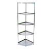 Beifu Thickened Stainless Steel 5-Tier Kitchen Corner Storage Rack