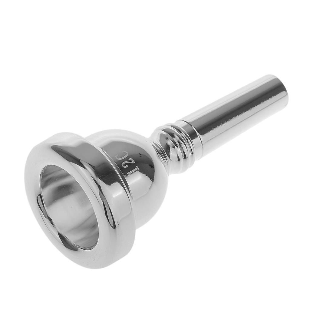 Professonal Nickel Plated Alto Trombone Mouthpiece 12C Instrument Parts Accs