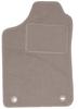 Tapis de sol beige pour conducteur: Renault 19 cabriolet, hatchback, berline, chamade (1988-1996)