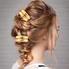 Metal Hair Tie Ponytail Hair Cuff Double Arch Ponytail Hair Tie Fashion Elastic Hair Band Decorative Hair Rope Hair Accessories