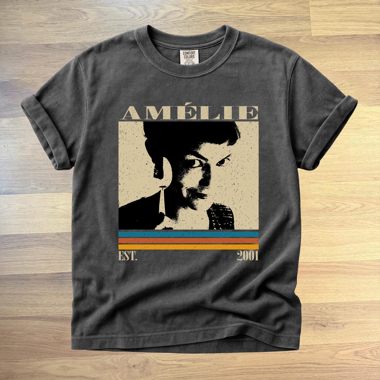 Amelie Movie Comfort Colors T shirt - Retro Film Tee 2XL