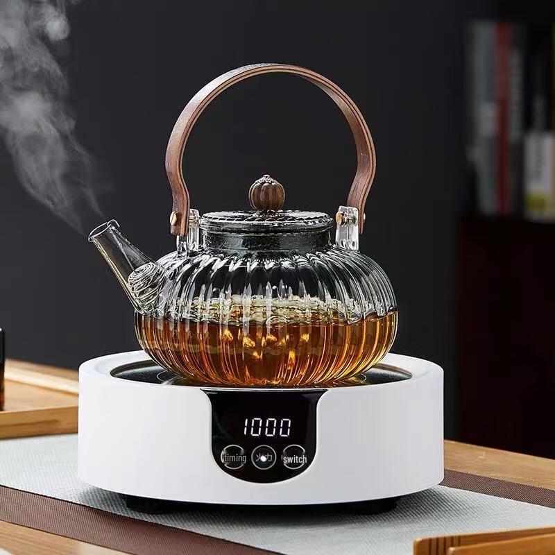 Zuozhixun High-Temperature Glass Pumpkin Teapot