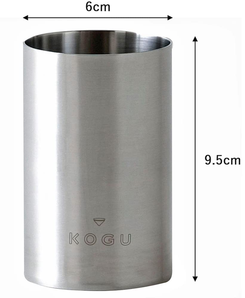 Coffee Tools KOGU Cutlery Stand In Stainless Steel Matte Finish Not Easy To Fall Over Stability Tabletop Simple Spoon Muddler Sugar Tsubame Sanjo