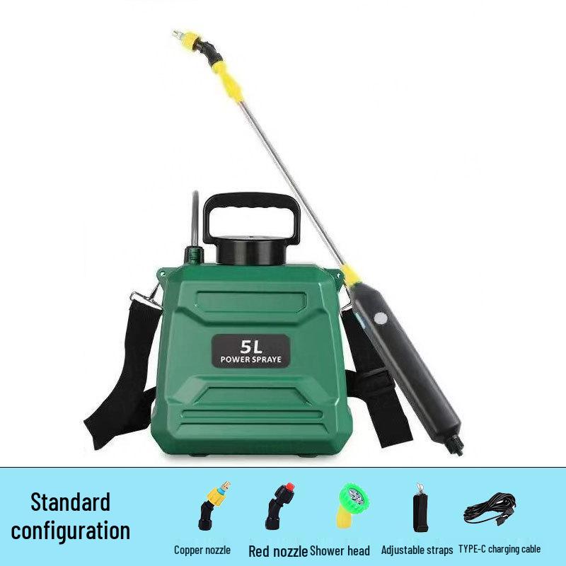 Electric Agricultural Watering and Pesticide Sprayer for Home and Garden Use