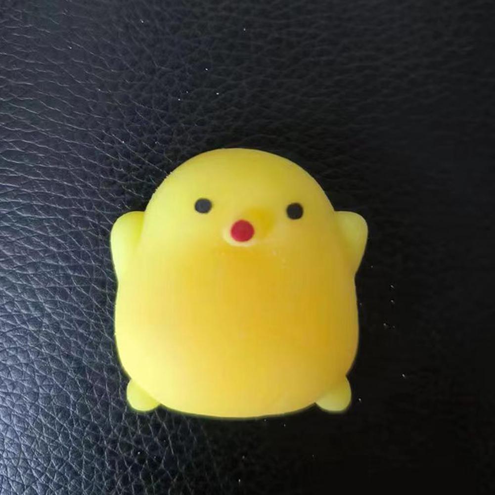 Chick Squeeze Toy Slow Rebound Soft TPR Stress Anxiety Animal Relief Chicken Portable Adults Ye Z6Z1