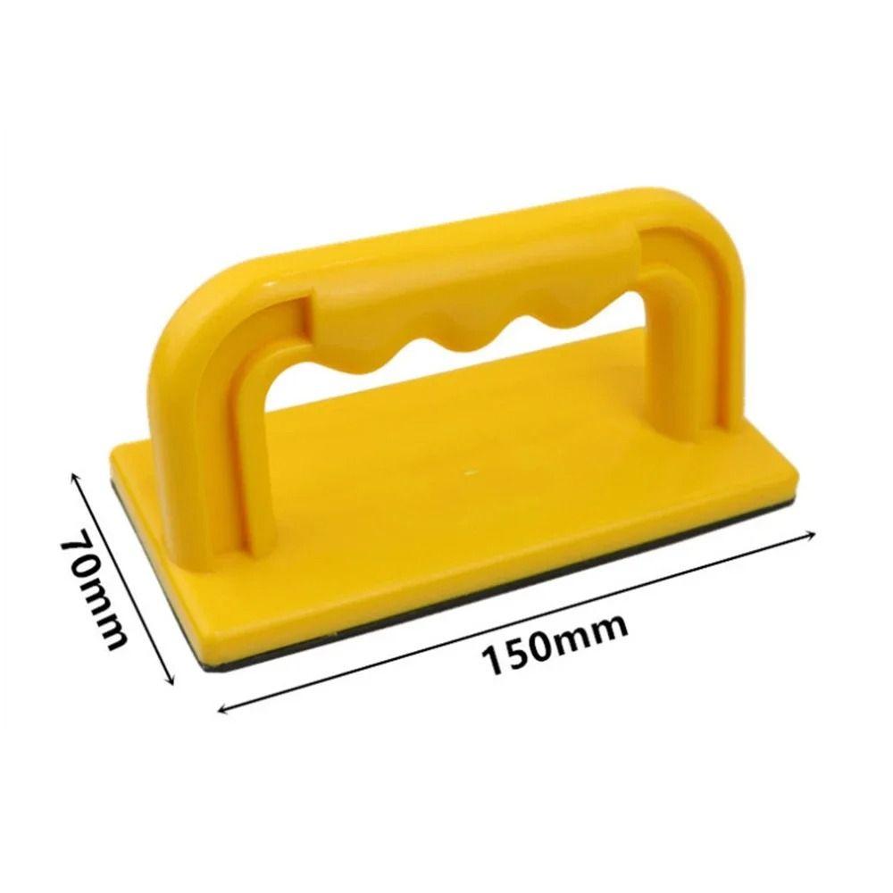 Yellow Block Pusher Tool Safety Hand Sawdust Wood Working Pusher Wood Saw Push Stick  Table