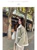 Women's 2024 Winter Warm Sheepskin Suede Fleece Coat with Buckle Details