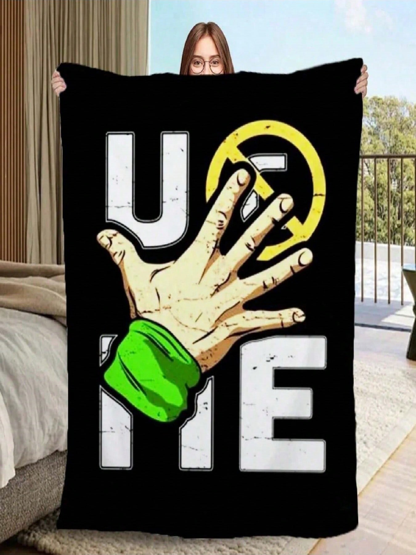 

Cena Never Give Up John Blanket Fur For Sofas Designer Throw Blanket Sofa Luxury Blankets & Throw Home Interior Knee Cobija Nap 75X95CM сірий колір