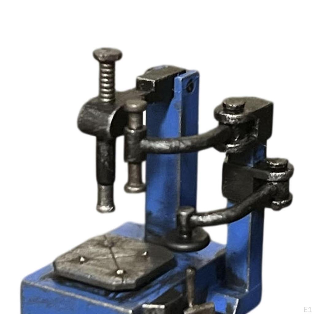 1/64 Tire Changer Model Simulation Movable Decorative Mini Vehicles Toys for Repair Shop Parking