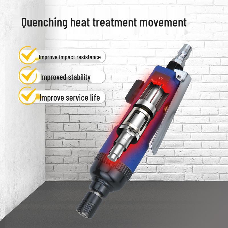 Gaobao Lightweight 5H Pneumatic Air Screwdriver, Straight Handle, Industrial Grade for Woodworking.