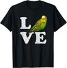I Love My Budgie T-Shirt _ Parakeet Budgerigar Graphic Tee Gift Unisex T-Shirt
