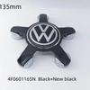 For VW Volkswagen Jetta MK5 Golf 4pcs 135mm Volkswagen Golf Polo Car Wheel Center Caps 5Pins Rim Hub Cover Hubcap Logo Badge Emb