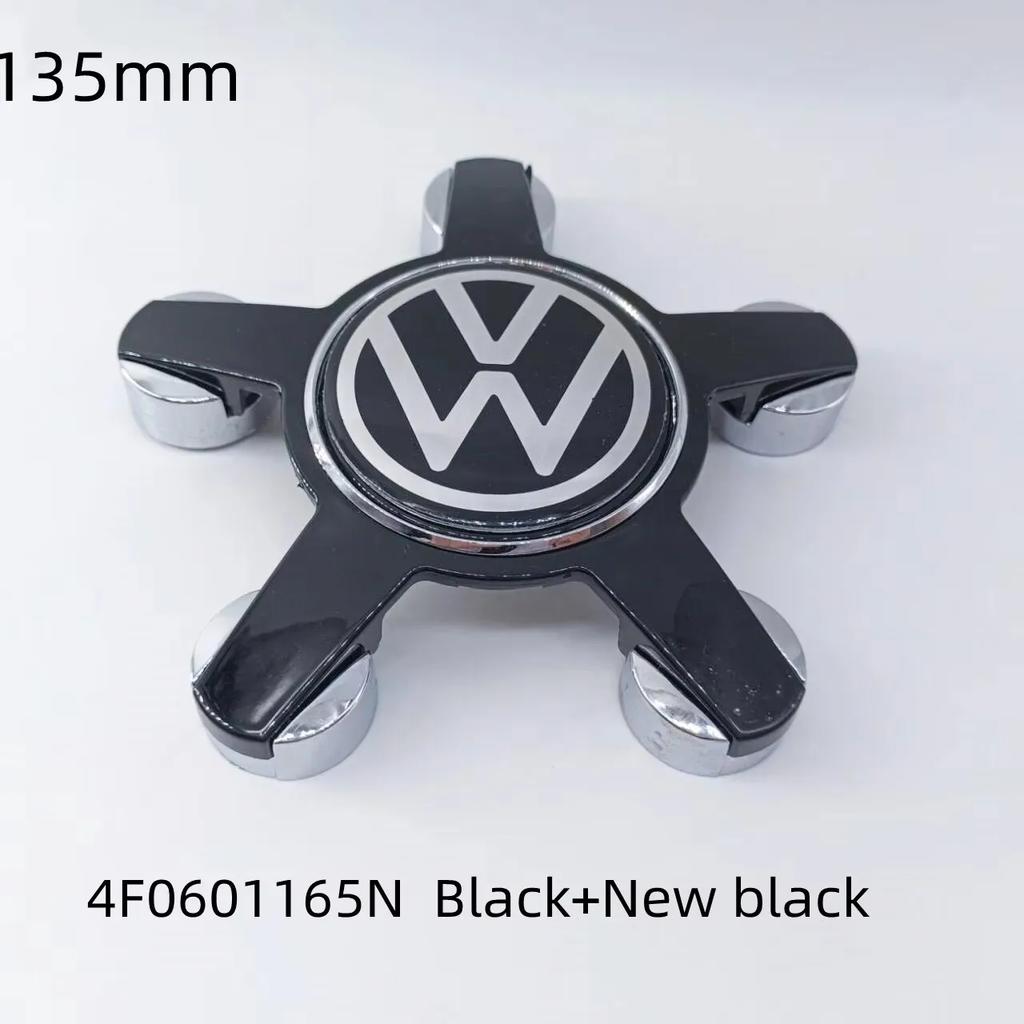 For VW Volkswagen Jetta MK5 Golf 4pcs 135mm Volkswagen Golf Polo Car Wheel Center Caps 5Pins Rim Hub Cover Hubcap Logo Badge Emb