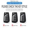 zinc Alloy Leather Car Flip Key Case Cover For S5 Hilux Corolla Avensis Prado Fortuner RAV4  CT IM CHR Shell Fob Accessories JH5
