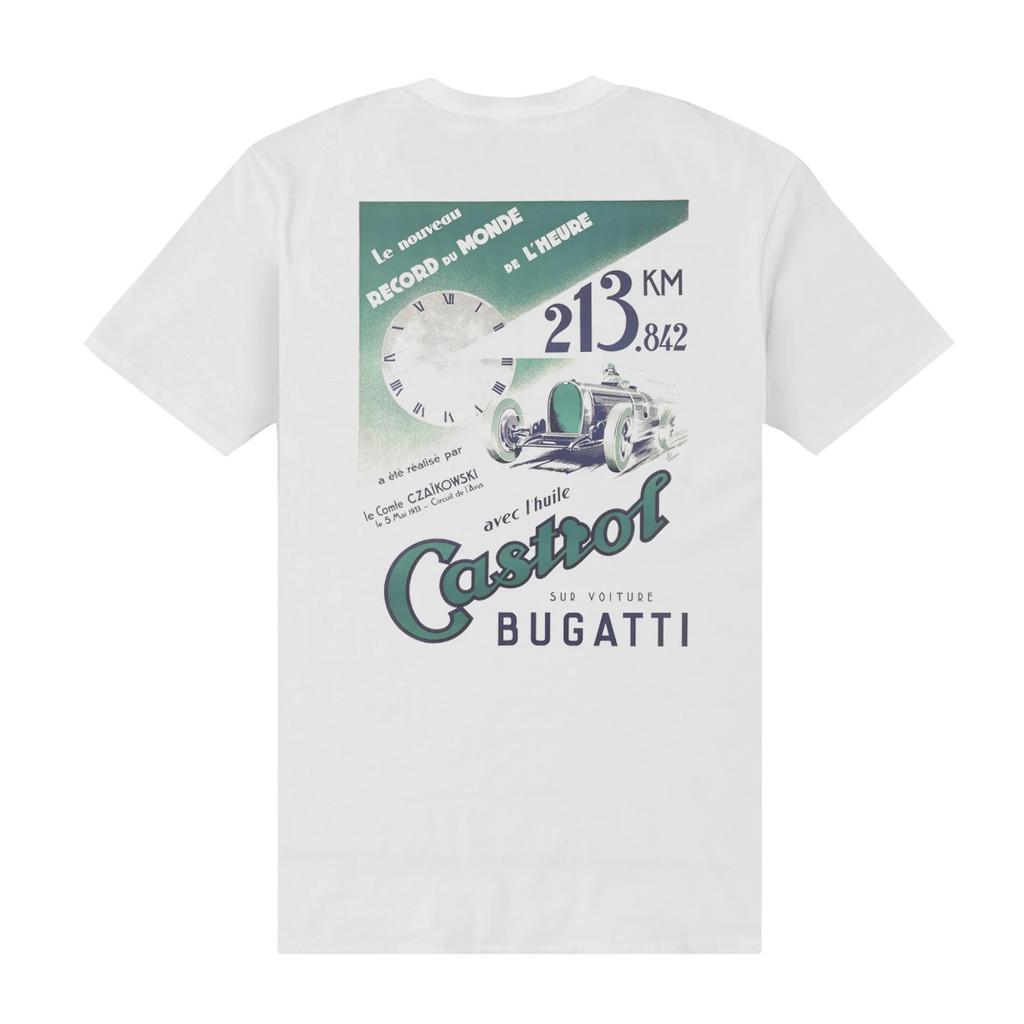 Tričko Castrol Unisex pro dospělé s potiskem na zádech