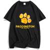 PADDINGTONN DAS MUSICAL:PFOTENABDRUCK T-SHIRT Unisex Streetwear Sommer Baumwolle Kurzarm Herren T-Shirts Lustige Grafikdruck T-Shirts Anime T-Shirt Sommer Oberteile