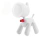 Night Light Lamp - AVIZAR - Dog Art Model - White - LED - Rechargeable Battery