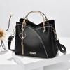 2025 Women's Trendy Korean Style Color Block Handbag, Large Capacity Single Shoulder Crossbody Bag