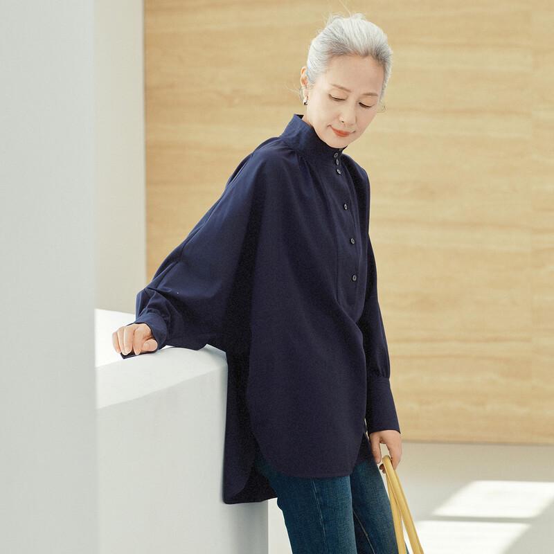 French Batwing Sleeve Spring Shirt for Women