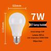 High Brightness LED Bulb with Plastic-Clad Aluminum, 85-265V, Constant Current Drive.