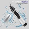 Electric Nose Hair Trimmer Portable Shaving Nose Ear Eyebrow Hair Clipper Nose Cleaner Washable Multifunctional Hair Removal
