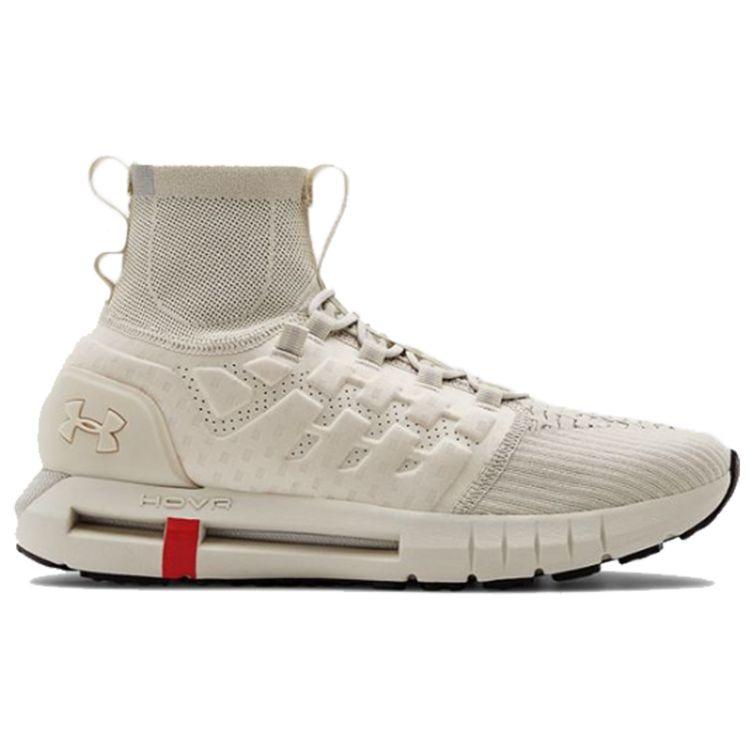 Under Armour HOVR Phantom Boot Lightweight Rebound Comfortable Fabric High-Top Casual Running Shoes Unisex sneaker White 3022474-100