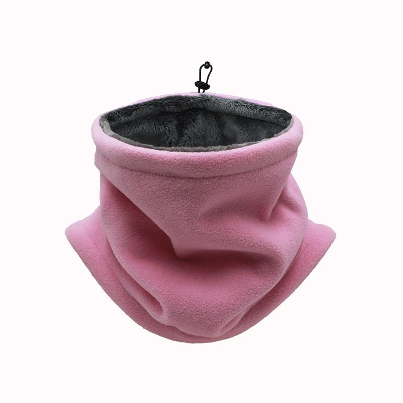 Yingbo Winter Cycling Scarf: Thick Fleece Neck Warmer & Windproof Dust Mask