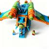 MOC Creative Plan Transport Aircraft Republic Dropship Gunship Building Blocks Bricks Toys Birthday Adult  Festival Party Gifts