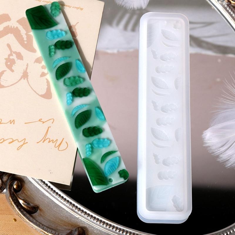 Rectangle Silicone Bookmark Mold DIY Bookmark Mould Making Epoxy Resin Jewelry DIY Craft Silicone Mold 150x35mm