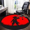 One Piece Luffy Office Round Area Rug, Indoor Mat Suitable For Office,Bedroom Living Room Home Decor, Room Deco a0908133