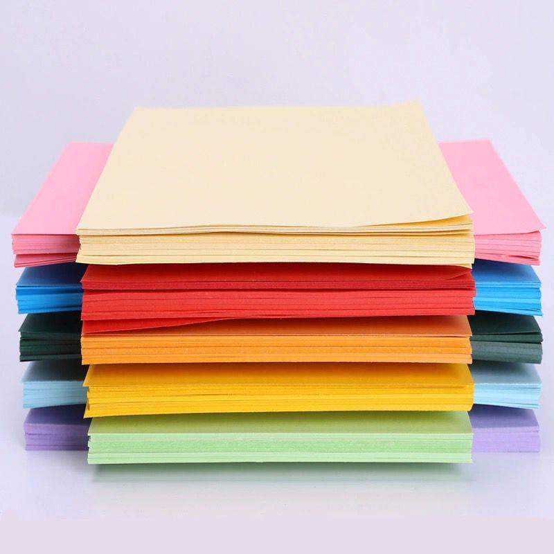 Colorful A4 Cardstock Craft Paper for Kids - Thick and Durable for DIY Projects and Student Drawings
