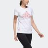 Adidas Casual Hiking Round Neck Short Sleeve T-Shirt Women Tops White DY8706