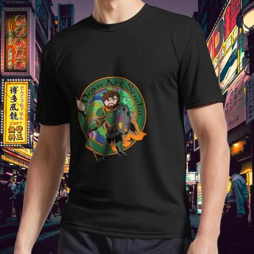 

Футболка с активным логотипом Oran Art Studio, смешная, размеры от S до 5XL 4XL