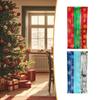 Christmas Snowflake Pattern Fringe Curtain Photo Prop for Holiday Gatherings Quick Setup Accessories 2MX1M Party Decoration