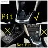 ABS Carbon Fiber Car Gear Shift Panel Frame Protector Cover Trim For Mazda 2 Demio / CX-3 CX3 2015 - 2018 Accessories Interior