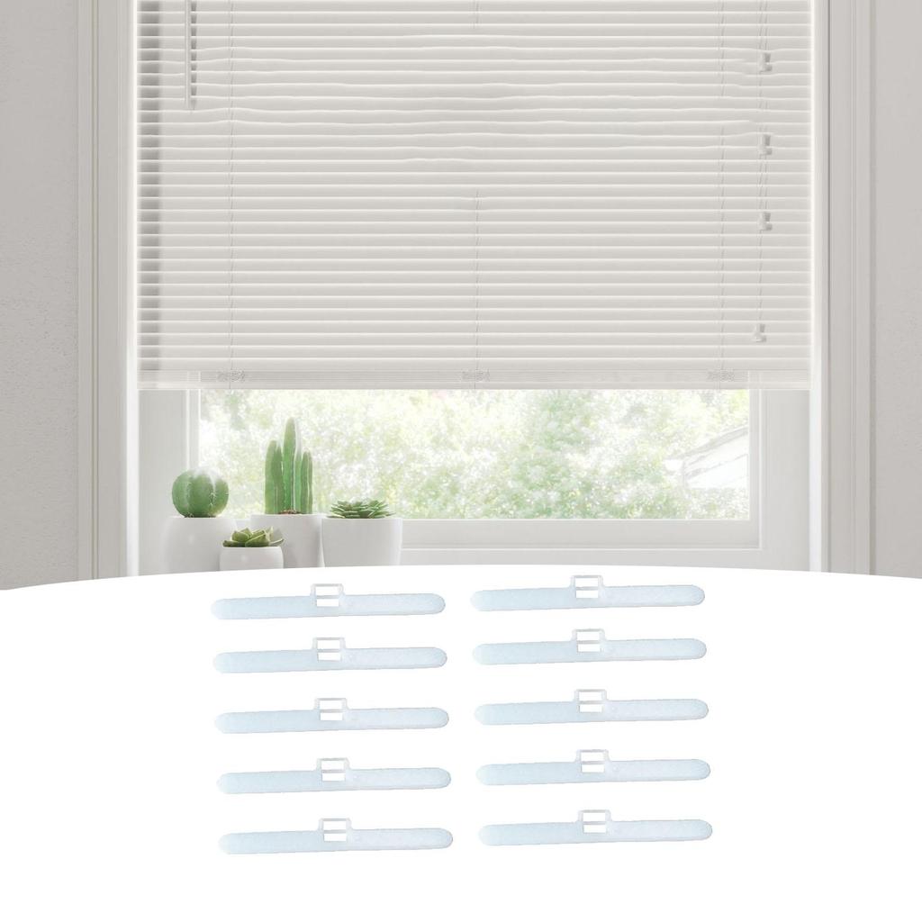 10 Pieces Vertical Blind Slat Top Hangers Vane Savers Vertical Blind Vane Repair Clips for Dining Room Kitchen Bedroom Office