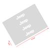 4Pcs Car Door Handle Stickers Tire Rear View Mirror Decals for Jeep Renegade Compass Grand Cherokee Wrangler Jk Gladiator