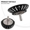 Easy To Clean Stainless Steel Basin Strain Drainer for Kitchen Sink Replacement