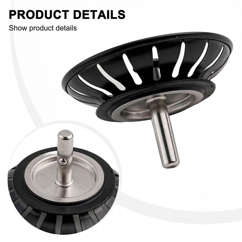Easy To Clean Stainless Steel Basin Strain Drainer for Kitchen Sink Replacement